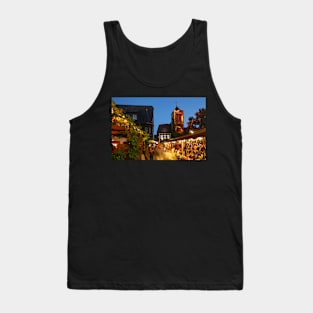 Drosselgasse, Rüdesheim, Rhine, Rheingau, Hesse, Germany, evening Tank Top